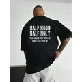Half Hood Half Holy Pray With Me Don't Play With Me Casual Street Style Hooded Top - Unisex Sports & Outdoor Apparel, Ideal Gift Option, Tops