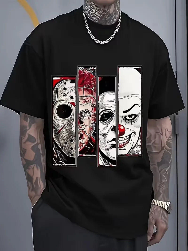 Men'S T-Shirt {Flame Skull Design} Great for Casual Wear At Home, Outdoors, or The Gym T-Shirt
