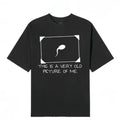 Unisex Casual Graphic T-Shirt, Loose Fit Short-Sleeve Round Neck Streetwear with Funny 'Very Old Picture of Me' Slogan