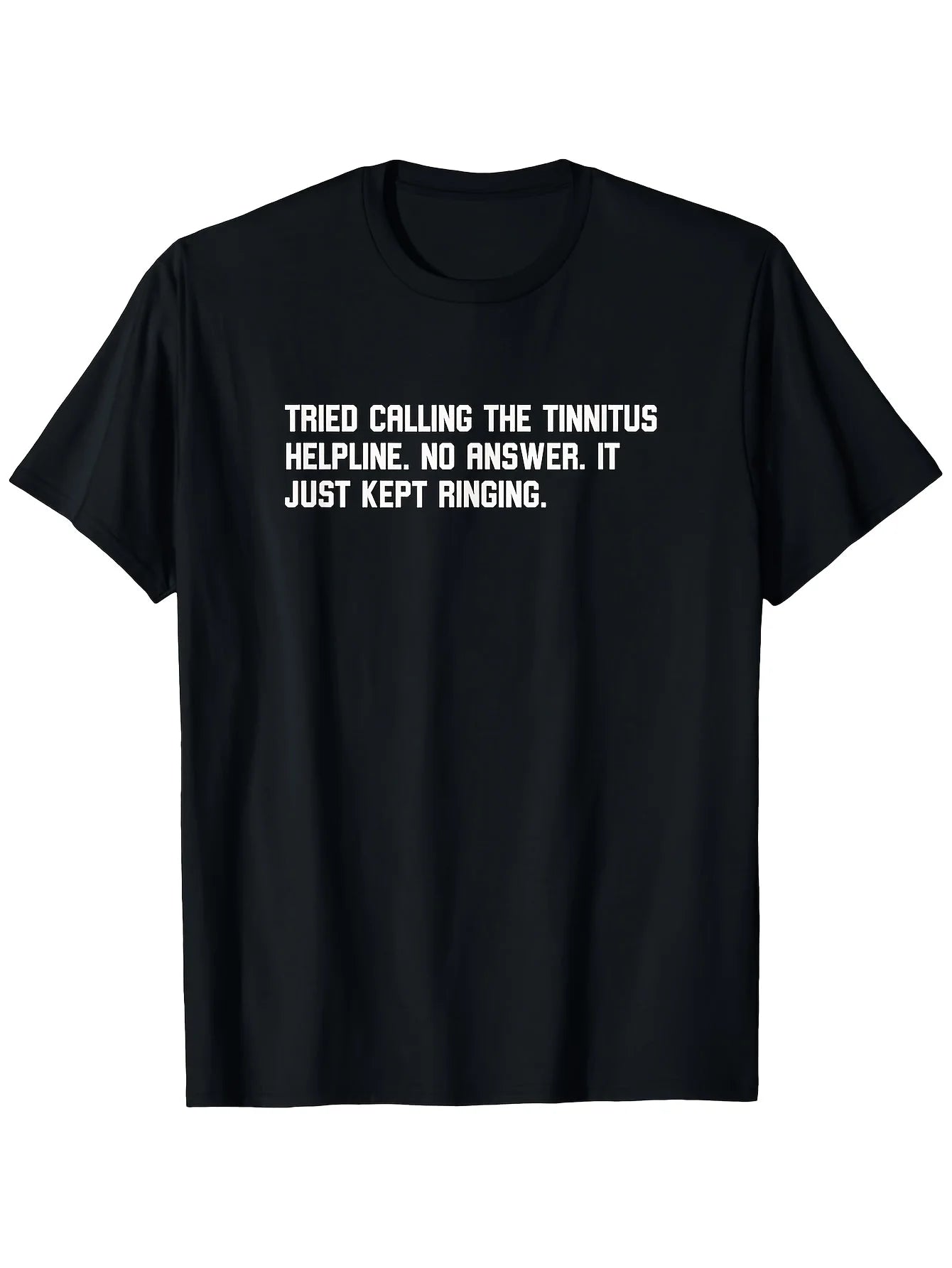 Men'S Black Trendy T-Shirt with a Fun Printed Slogan, Perfect for Parties, Dates, And Office Wear, Made from Heavyweight 200G Fabric, Featuring a Humorous Design, Plus Size