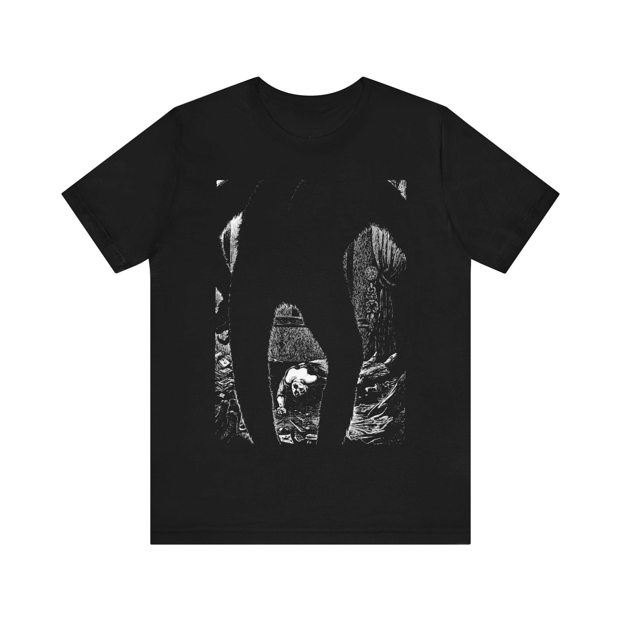The Murders in the Rue Morgue Albert Martini Art Edgar Allan Poe Shirt Horror T-shirt Gothic Literature Jersey Short Sleeve Tee