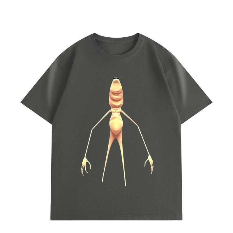 HOT SALE Marcus The Worm Where Is Jimbo James Funny Meme T-shirt High Quality Fashion T-shirts Men Casual Cotton T Shirts
