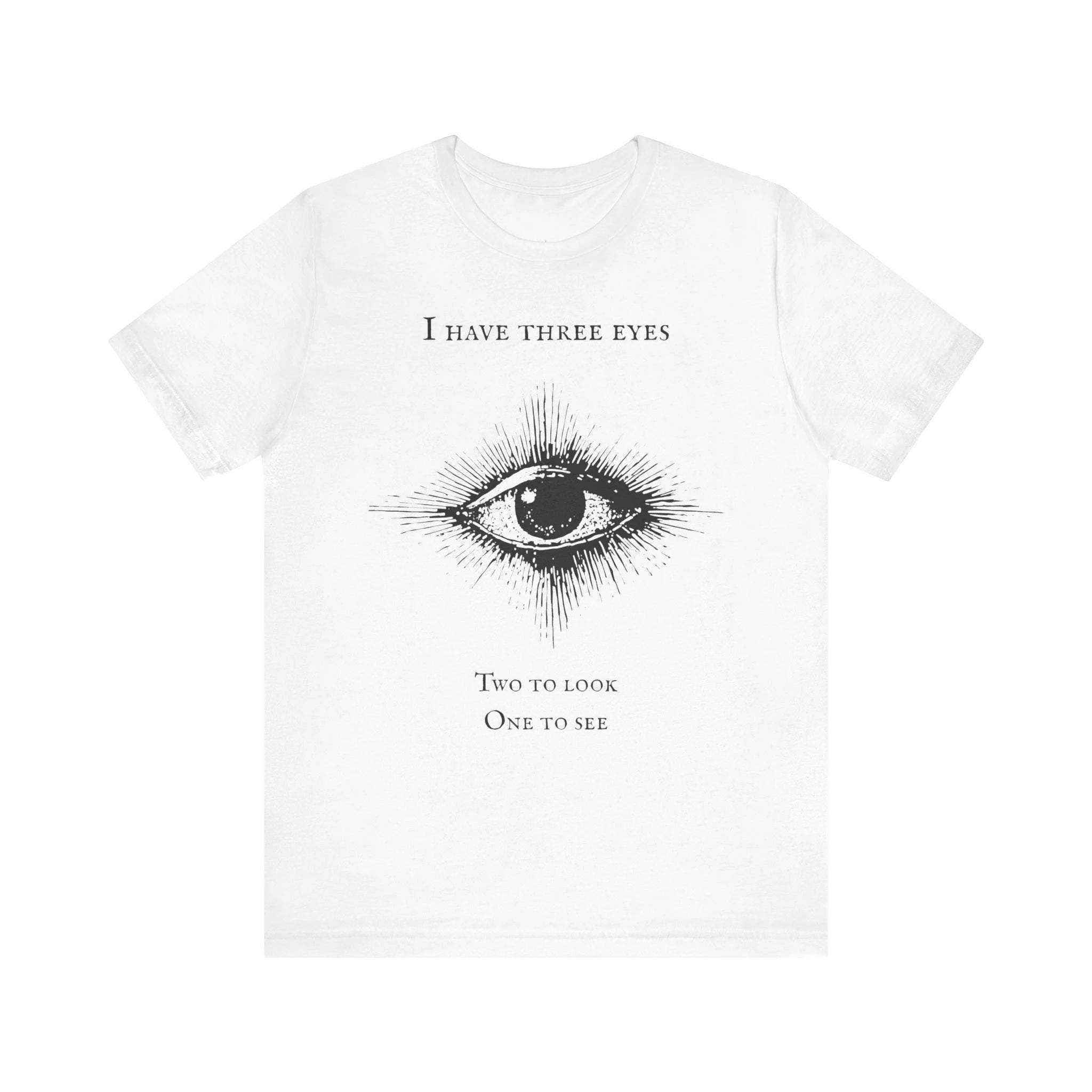 The Third Eye All See Eye T-shirt Spirit T-shirt Yoga Psychedelic Bohemian T-shirt Psychedelic Unisex Jersey Short-sleeved Tee