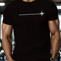HOT SALE Men's Summer Soft Comfortable Cotton Fashion Casual Casual Minimalist Plane Design Round Neck Short-sleeved T-shirt Top
