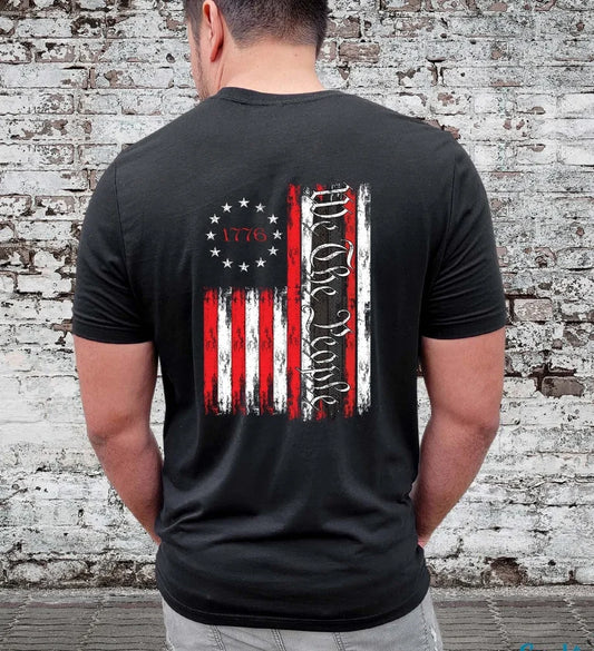 We The People Shirt  Unisex T-Shirt  1776 Flag Shirt  American Flag Shirt  US Constitution Shirts  USA Flag Patriotic T-Shirt