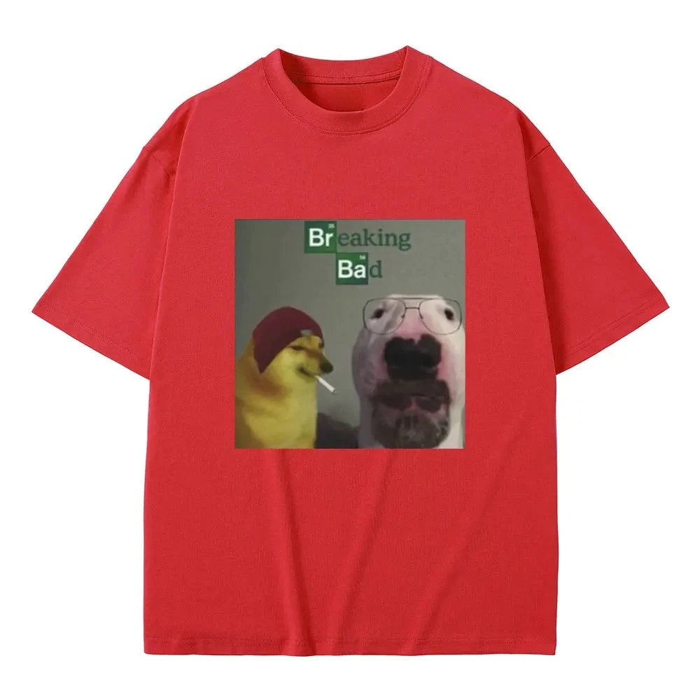 2025 Hot Sale Breaking Bad Meme T Shirt Walter White Jesse Pinkman Gus Fring Saul Goodman Dank Meme Better Call Saul Pure Cotton