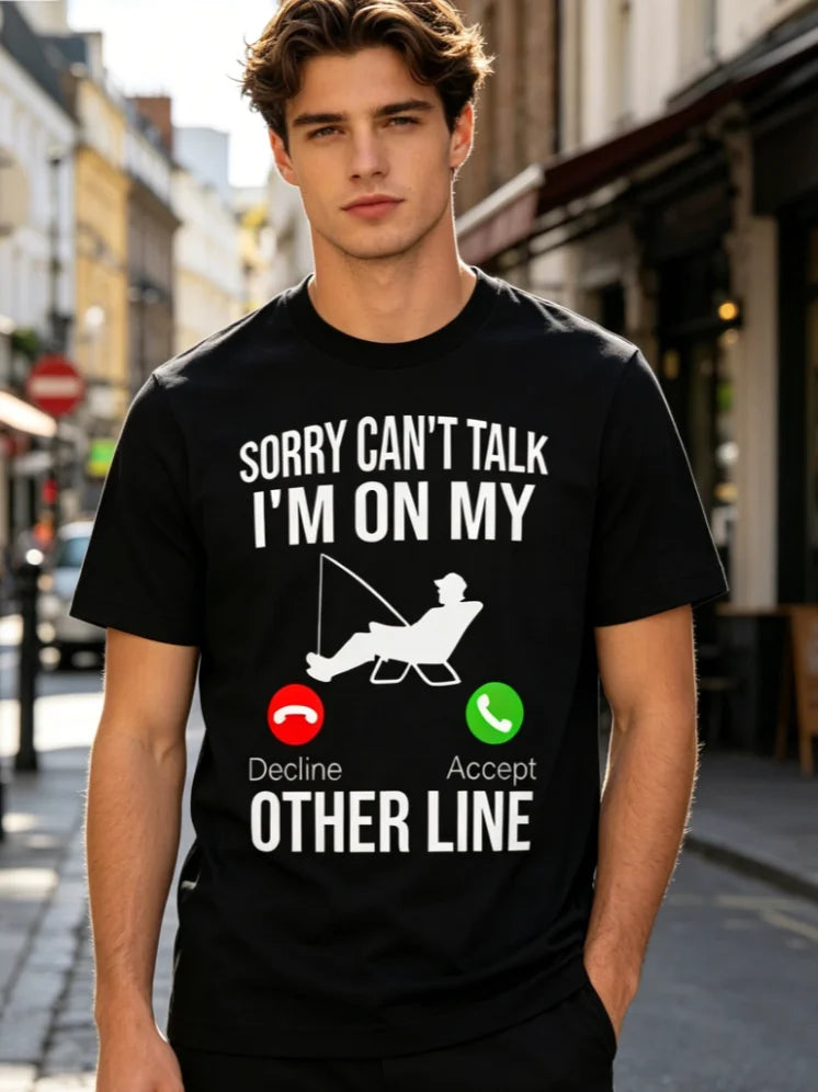 A Classic Retro-Style T-Shirt for Dads Who Love Fishing, Made for Comfort and Easy Washing Makes A Great Unique Gift - Everyday