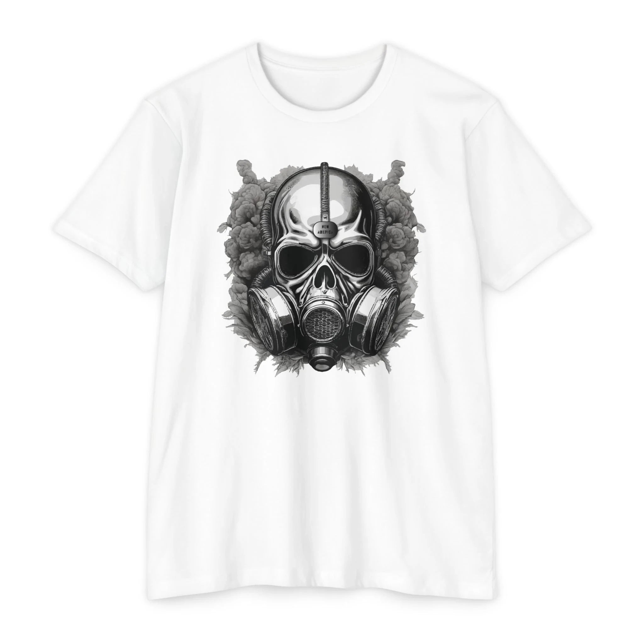 HOT SALE Skeleton Print Design Sense Pattern Men T Shirt Soft Comfortable Cotton Clothing Fashion Skeleton Letter Elements
