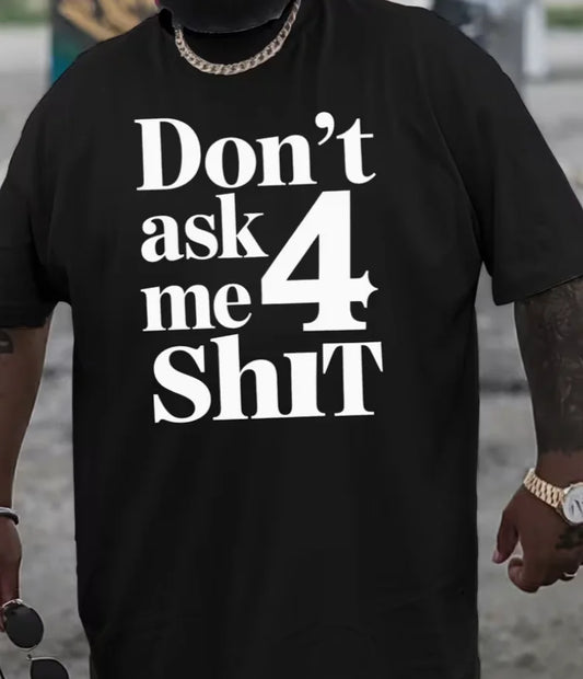 Don'T Request Anything From Me New Short-Sleeve T-Shirt Featuring Fashion Ideal for Spring and Summer This Casual Round-Neck Top