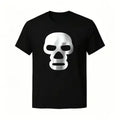 Men's full print short-sleeve T-shirt - summer casual crew neck polyester top, lightweight and breathable, stylish full coverage design, suitable for outdoor wear, machine washable, comfortable and versatile daily fashion T-shirt