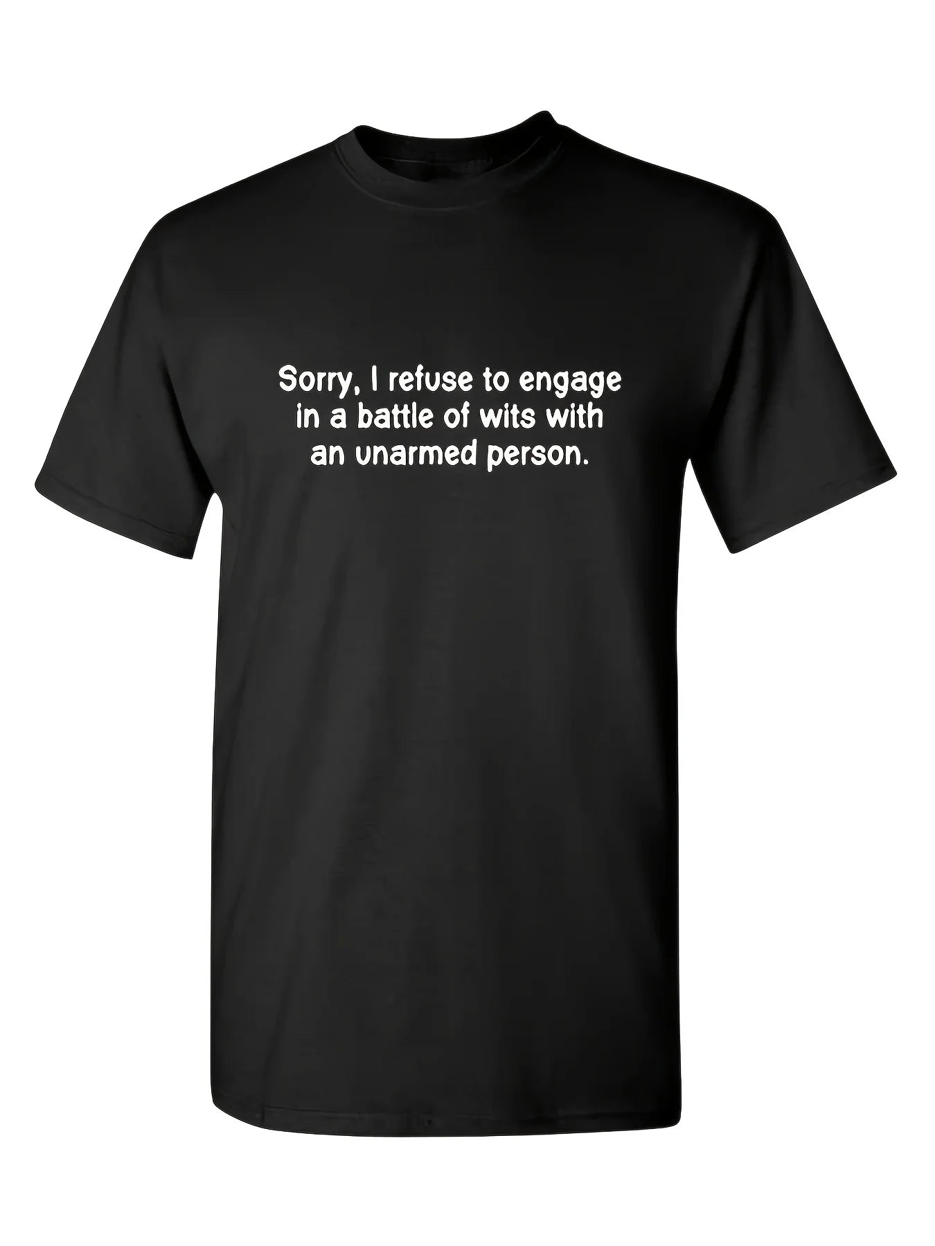 Sarcastic Humorous Pattern Fun T-Shirt | Men'S Printed Short-Sleeve, Comfortable, Lightweight, Casual Summer Wear, Crew Neck, Slight Stretch, Regular Fit, Unisex