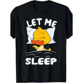 item picture mens black cotton t shirt with sleep duck graphic casual crew neck short sleeve tee regular season funny print shirt for men