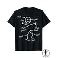 Humorous Chronic Pain Awareness Round Neck Short Sleeve T-Shirt, Summer Casual Everyday Top, Machine Washable Daily Wear