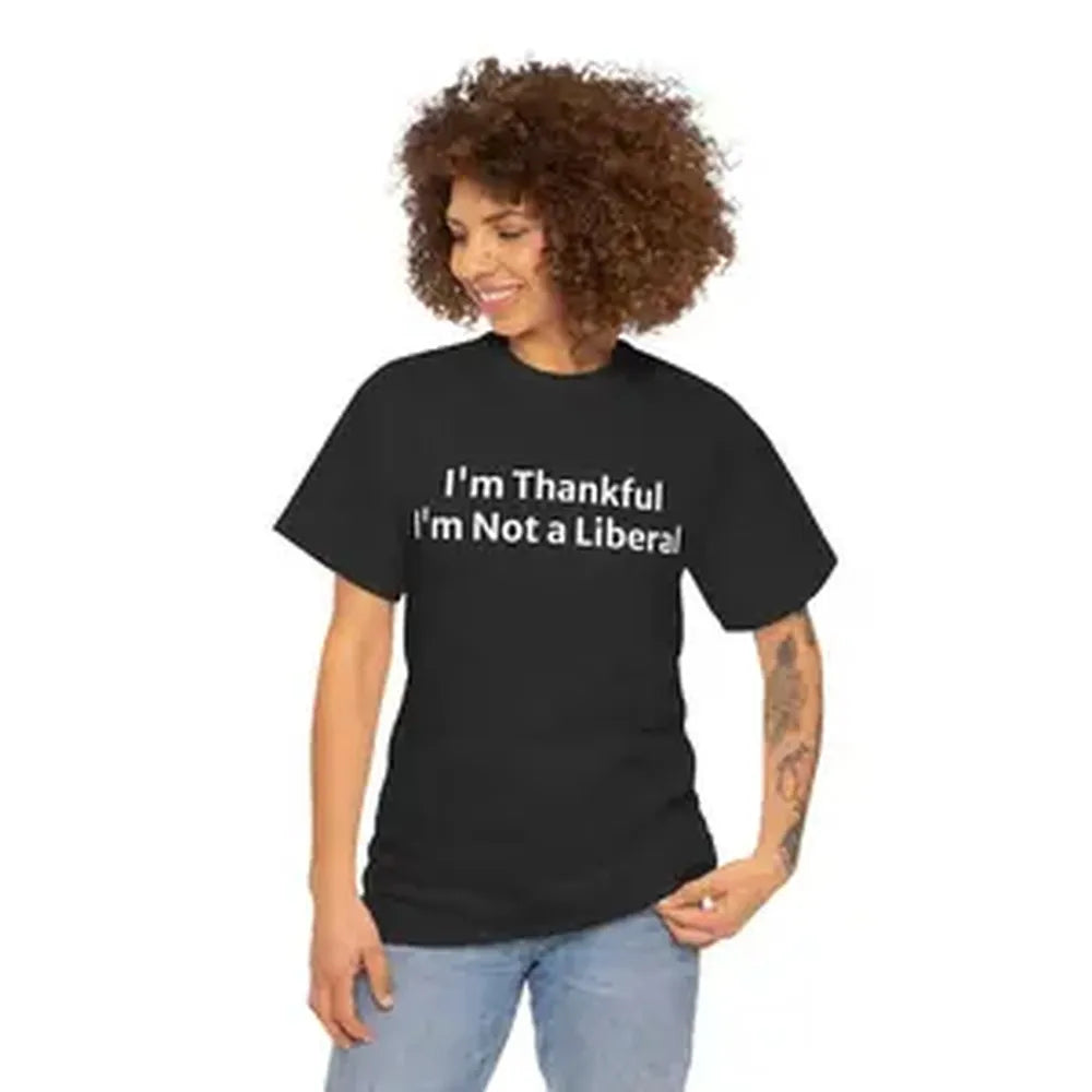 Men's Seamless Knit Cotton Short-Sleeve Casual Sports Top - Smooth Menswear Fabric, Classic Soft Streetwear with Personalized "Not a Lib" Print, All Seasons, Machine Washable, XXL, Ideal Gag Gift for Christmas, Thanksgiving