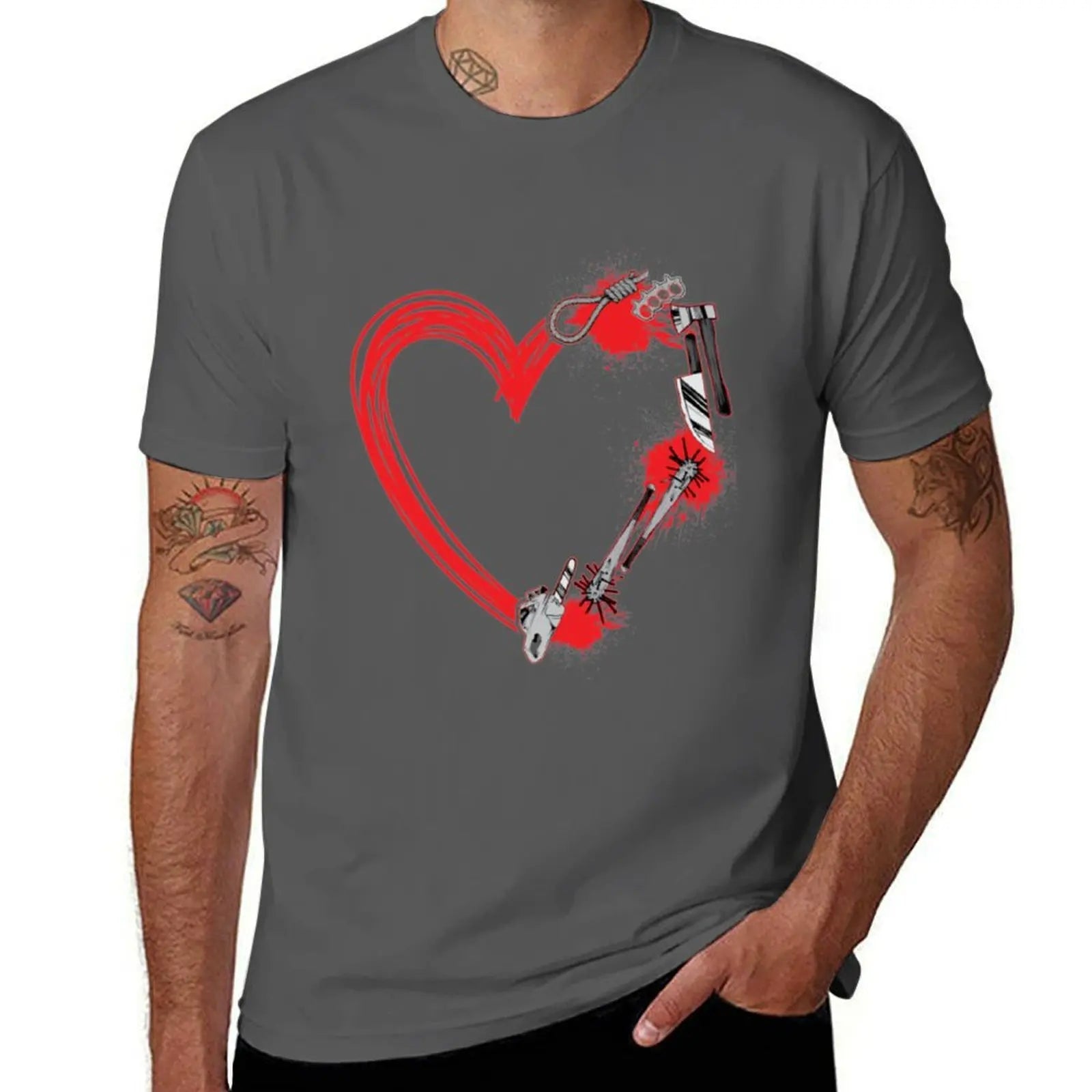 HOT SALE Horror Movie T-shirt T-shirt Men's Cotton T-shirt Men's White T-shirt Soft and Comfortable High Quality T-shirts Custom