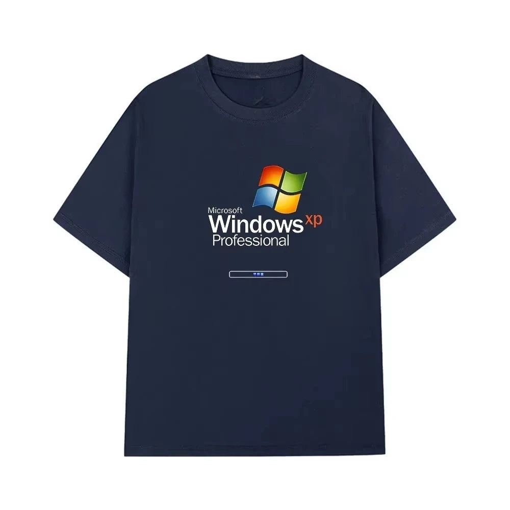 Windows XP Professional Logo Printed T-shirt, Casual, Fashionable and Comfortable T-shirt, Trendy Summer Style Men's T-shirt