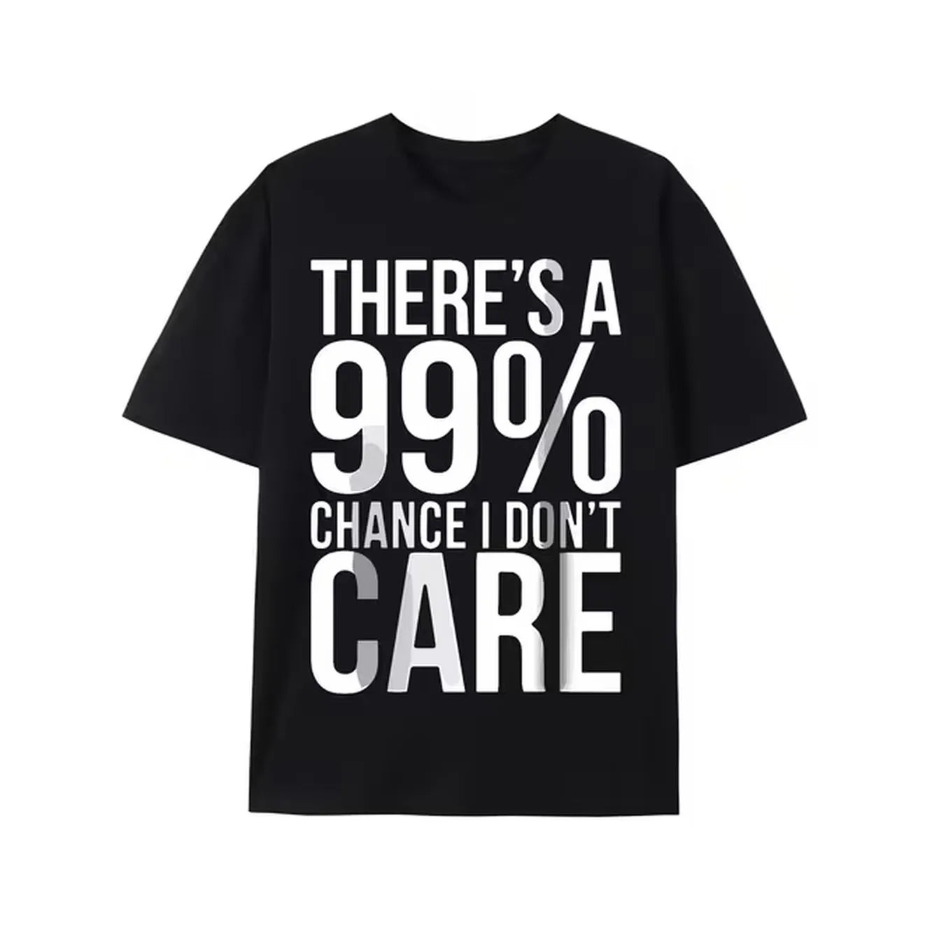 item picture mens 100 t shirt a 99 i dont care graphic casual crew neck short sleeve regular season tee everyday t shirt graphic tee