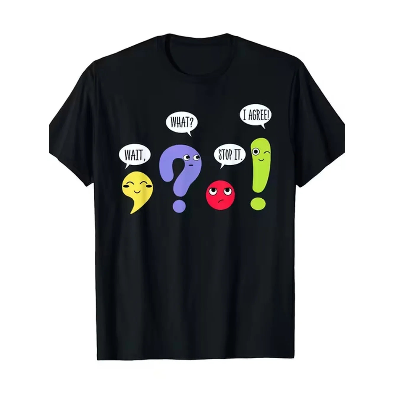 item picture mens funny marks t shirt graphic with periods question marks marks casual round neck short sleeve tee for casual attire quirky apparel