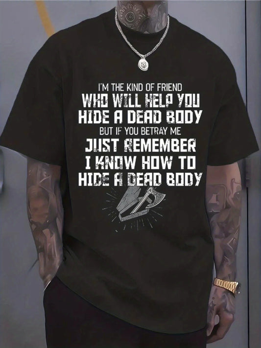 Plus Size Men's Casual Cotton T-Shirt- Humorous and Funny Quotes- Soft 100% Cotton, Summer, Oversize, Men's Fashion Trendy Short Sleeve Top, Graphic Tee, Comfortable and Breathable Fabric, Machine Washable, Suitable for Daily and Work Wear, Ideal G