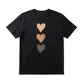 Unity Hearts Men's Graphic TShirt, 100% Cotton Short Sleeve Soft Top, Minimalist Graphic Print Design, for Daily Wear, Streetwear, Weekend, Birthday Gift, Gift for Men, Women and Friends