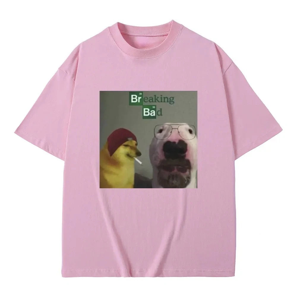 2025 Hot Sale Breaking Bad Meme T Shirt Walter White Jesse Pinkman Gus Fring Saul Goodman Dank Meme Better Call Saul Pure Cotton