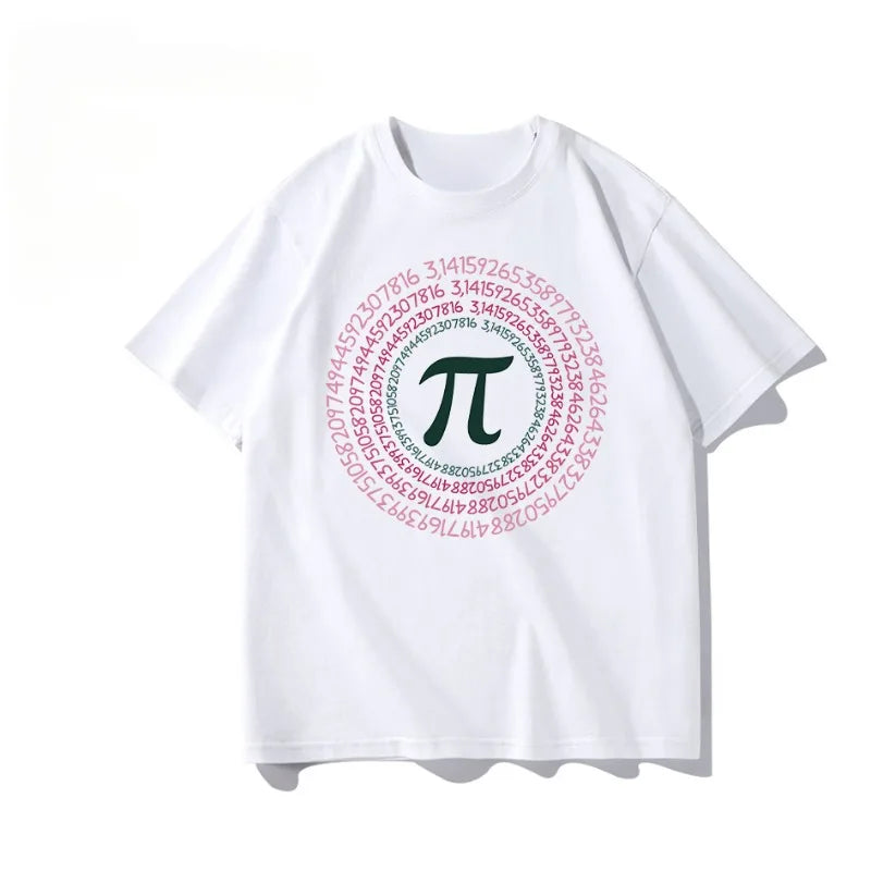 Happy Math Loose Fit T-Shirt West Coast Trend Style ACG Game and Anime Related Merchandise T-Shirt Boys' Clothing Y2K