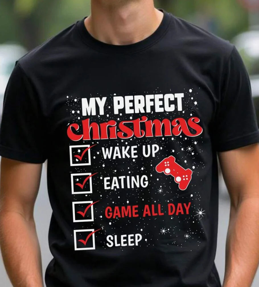 Men's Casual and Fun Slogan Printed Round Neck Short Sleeved T-shirt Fashion Trend Retro Simple T-shirt Couple Top