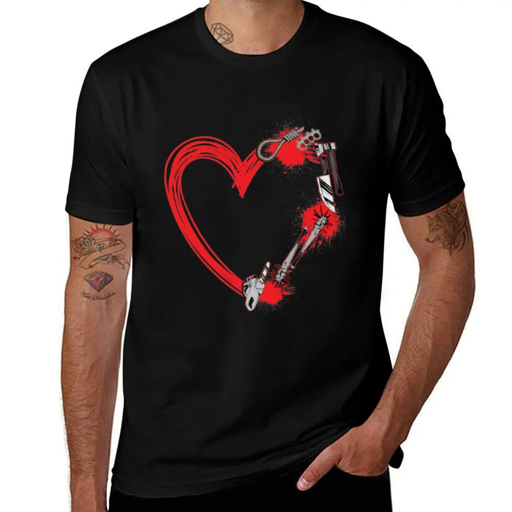 HOT SALE Horror Movie T-shirt T-shirt Men's Cotton T-shirt Men's White T-shirt Soft and Comfortable High Quality T-shirts Custom