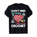 item picture mens black cotton t shirt i dont need relax to with heart yarn graphic casual round neck tee for everyday tshirt graphic tee