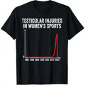 Testicular Injuries In Women’s Sports T-Shirt, Casual Cotton Basic Streetwear Graphic Top