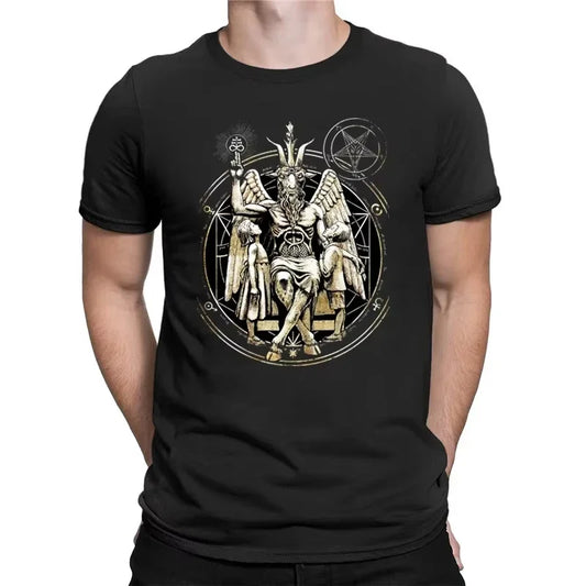 Devilish Demon Buffy Motte T-shirt Summer Short-sleeved Cool and Breathable Pattern T-shirt Top Comoro Vintage Casual Streetwear
