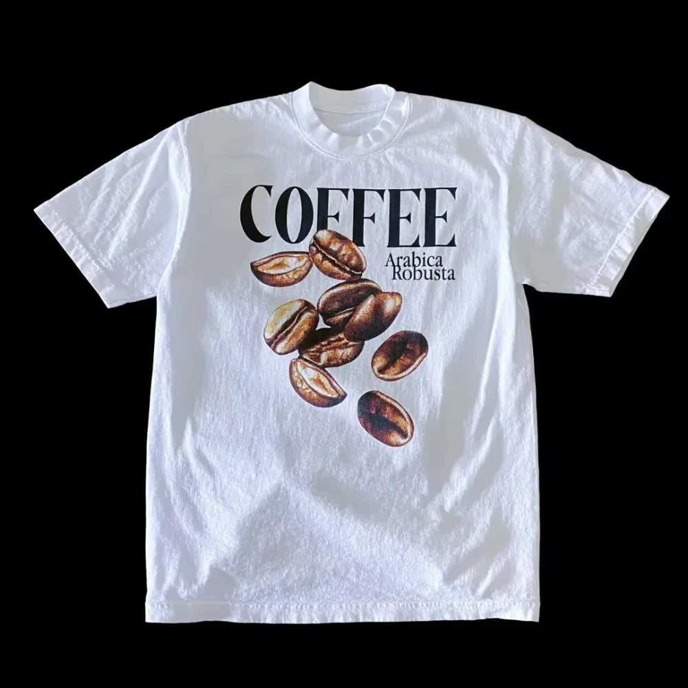 2025 Summer New Fashion Heavyweight Retro Men's English Letters Printed Round Neck High-quality Casual Fitness Street T-shirt