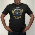 UNAM Papa Chingon Graphic Tee - Premium Men's Soccer T-Shirt, Casual Summer Streetwear Top, Perfect Father's Day Gift for Soccer Dads, Oversized Sportswear Shirt