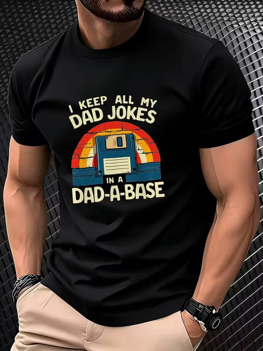 Selected Men's Summer T-Shirt, Comfortable, Breathable, and Quick-Drying Adult Tee Vintage-inspired DAD-A-BASE Adult T-Shirt