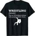 Fresh  New Qualifier Fun Definition Wrestling Wrestler T-shirt Harajuku  T Shirts for Men Oversized T Shirt