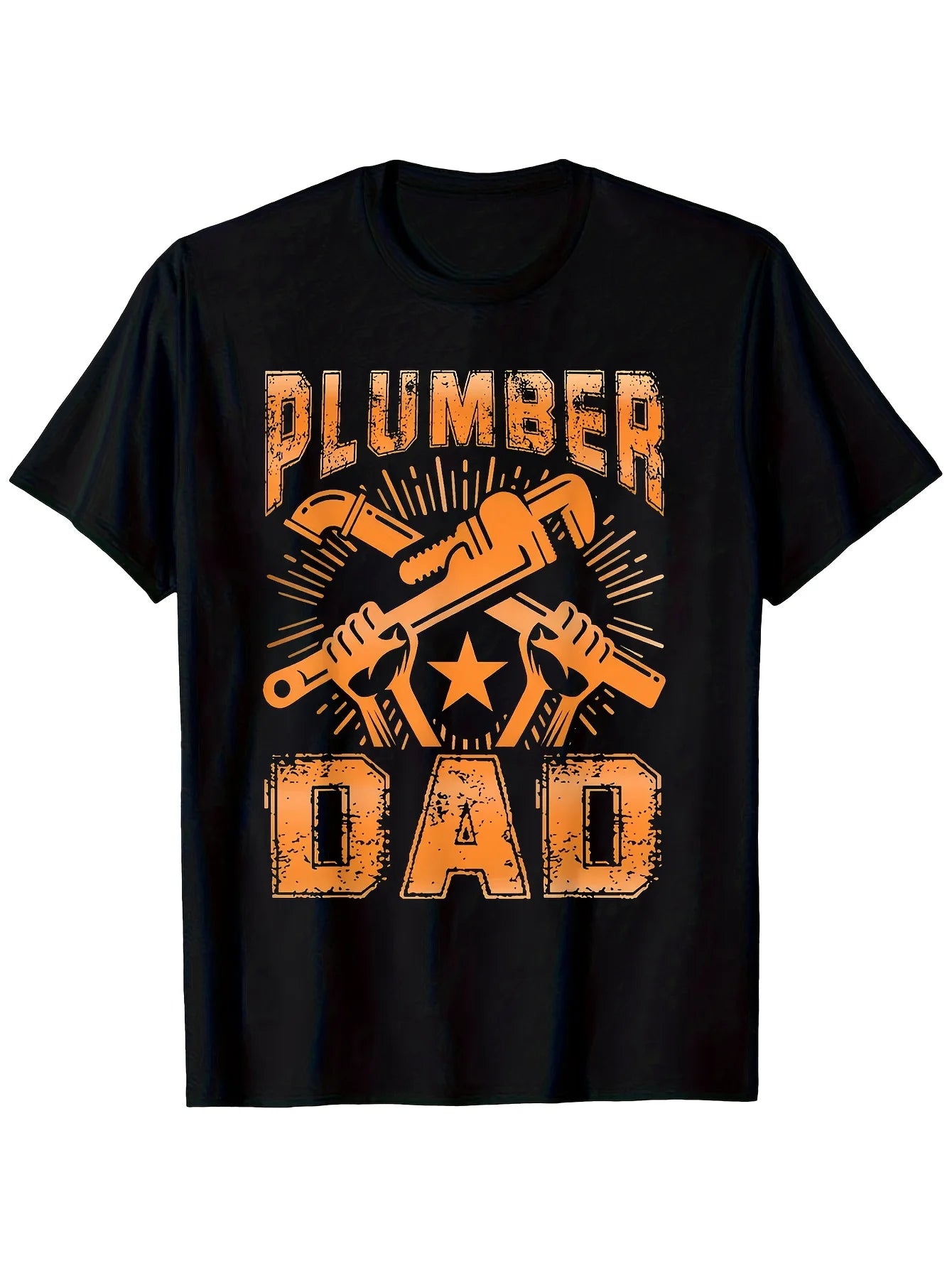 A Men'S T-Shirt for a Plumber Dad, Made of Quality Material