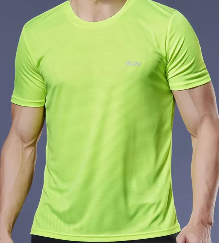 Men'S & Women'S Comfortable Solid Color Short Sleeve T-Shirt - Regular Fit Crew Neck, Breathable Summer Casual Top Casual Attire