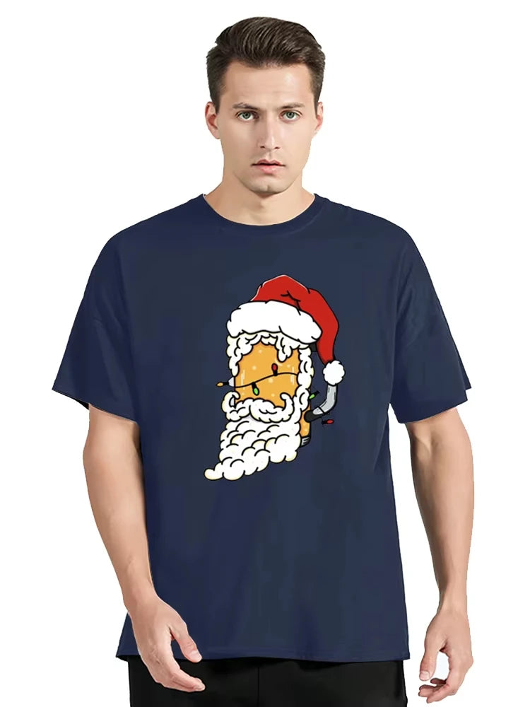 HOT SALE Beer Graphic Print Funny T-shirt Men's Clothing Comfortable Breathable T-shirt Casual Cotton Tpos T-shirt Unisex Tee