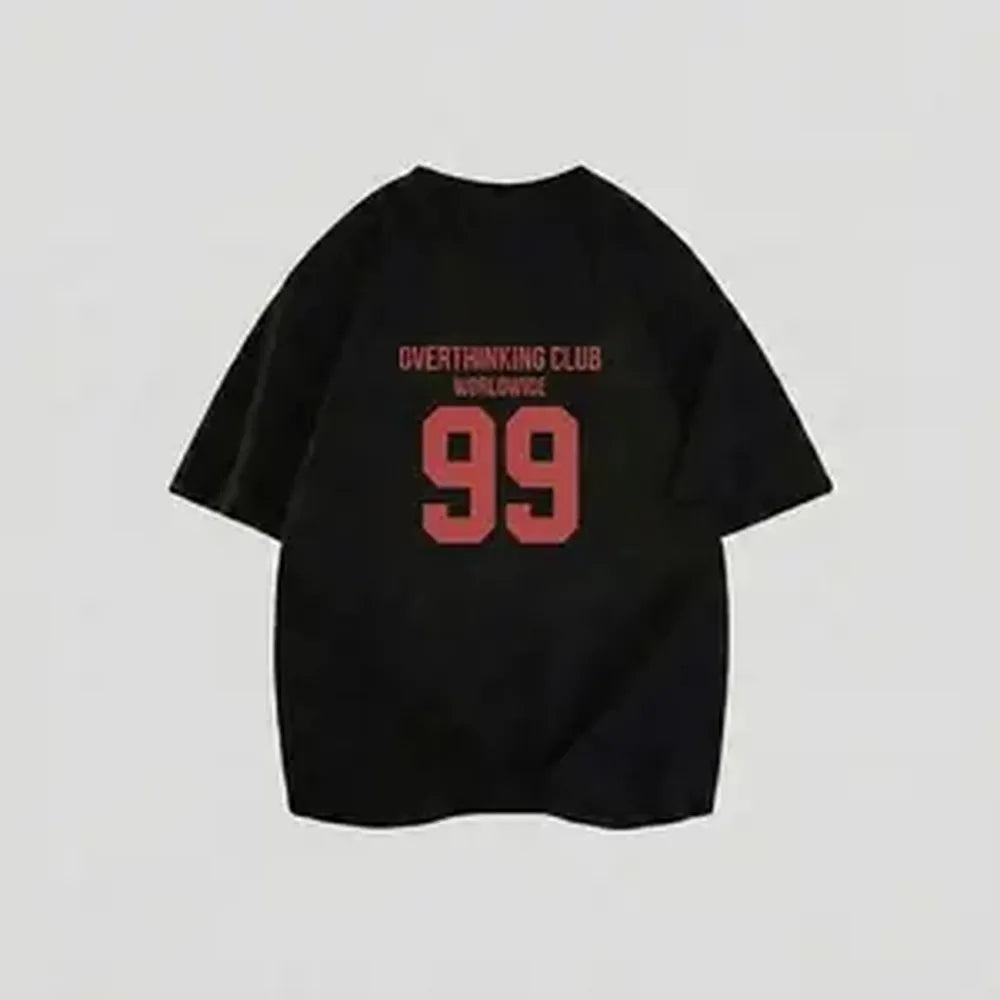 Men's Casual Number Pattern T-shirt - Eye-catching number & letter print with 99 decoration, breathable crew neck, trendy summer streetwear, machine washable, comfy versatile daily fashion tee | Bold printed design | Regular fit, pure cotton T-shirt