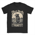 HOT SALE Men's Black Death European Tour T-shirt Soft Comfortable Cotton Clothing Fun Round Neck T-shirt Four Season Clothing