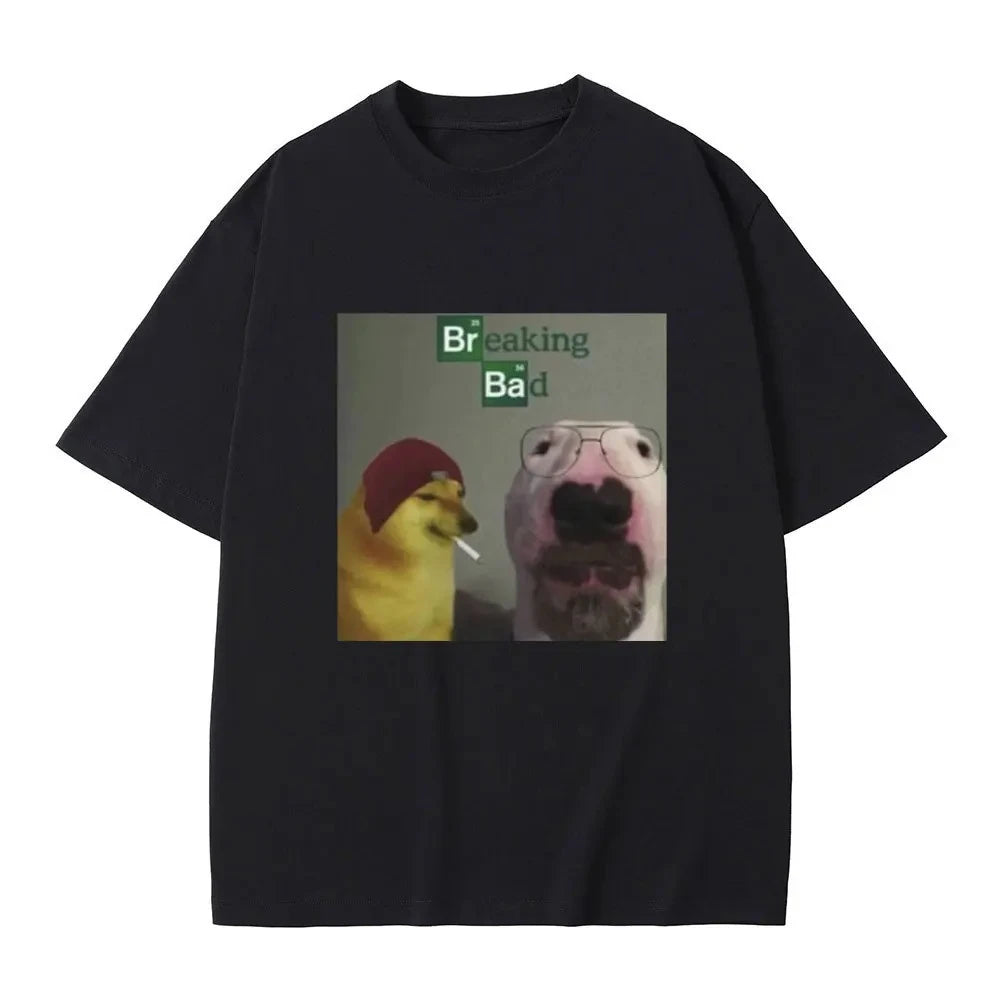 2025 Hot Sale Breaking Bad Meme T Shirt Walter White Jesse Pinkman Gus Fring Saul Goodman Dank Meme Better Call Saul Pure Cotton
