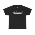 Unisex Casual Round Neck Shortsleeve Cotton Shirt - Funny Will Themed, Comfortable Streetwear Sports Top