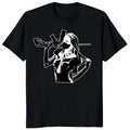 HOT SALE Cartoon Nun No Religion with Brooch Man T Shirt Satan Church Anton Lavie Satan Mystery Goth T Shirt Classic Girl Top