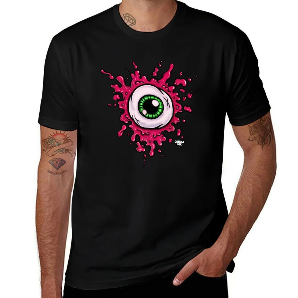 HOT SALE Eye Plate T Shirt T Shirt Personalized T Shirt Men Cotton Tees T-Shirt Graphic Breathable Fashion Casual T-Shirt