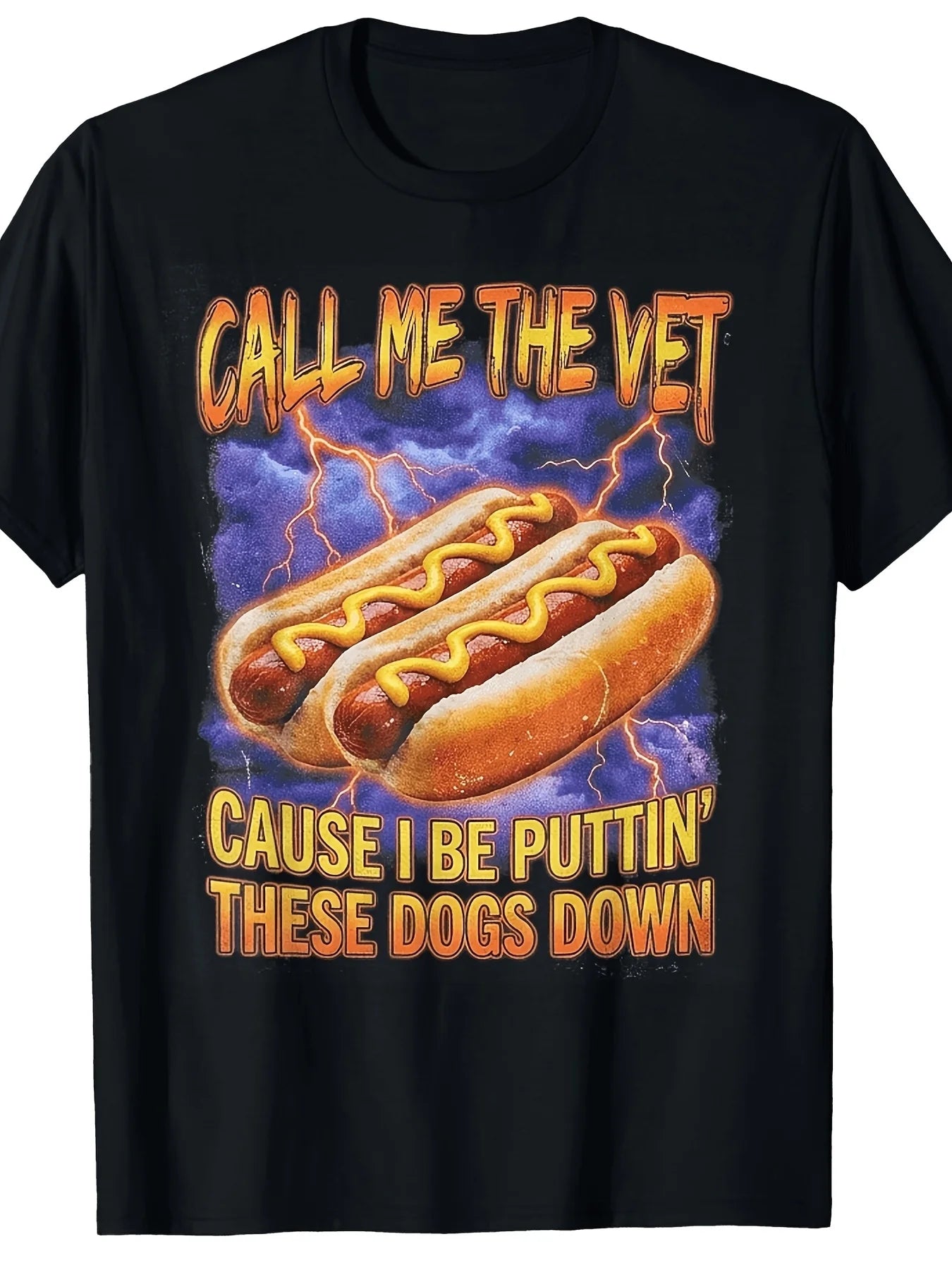 Plus Size, "Call Me a Veterinarian" Funny Hot Dog T-Shirt, Trendy Fashion Shirt, Plus Size Youth Summer Clothing, Plus Size Summer Tops, Plus Size Youth Tops And Shirts, Shipped from Local Warehouse, For Teenager