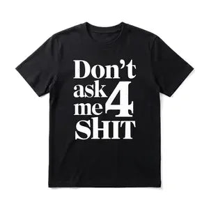 Men Sarcastic Quote Graphic T Shirt Soft Short Sleeve Tops Bold Typography Print Tees Streetwear Daily Weekend Casual Birthday Gift For Men Women Friends