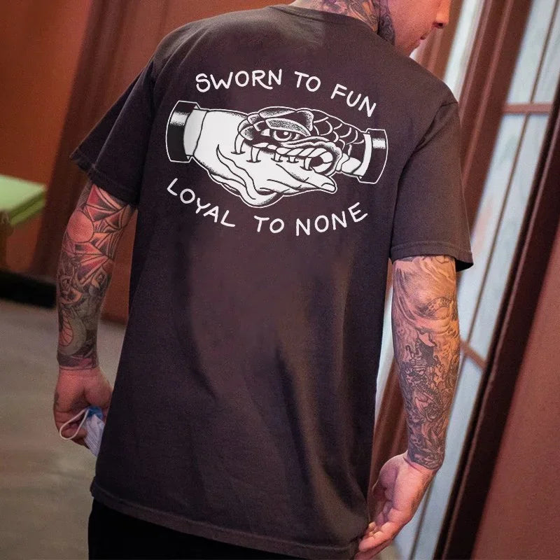 HOT SALE Goth Harajuku Skull Print Man T-shirt Street Rock Hip Hop Shirt Grunge Heavy Metal Rock Top Oversize Camiseta Hombre
