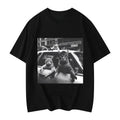 Emoji Printed Funny Cat Gang Meme Graphic T Shirts Men's Women's Fashion Vintage Short Sleeve T-shirt High Quality T-shirts
