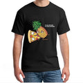 HOT SALE Men's Clothing Soft Pineapple Pizza Fruit Print T-shirt Harleyquill Style Top Casual Streetwear Men's Short-sleeved Tee