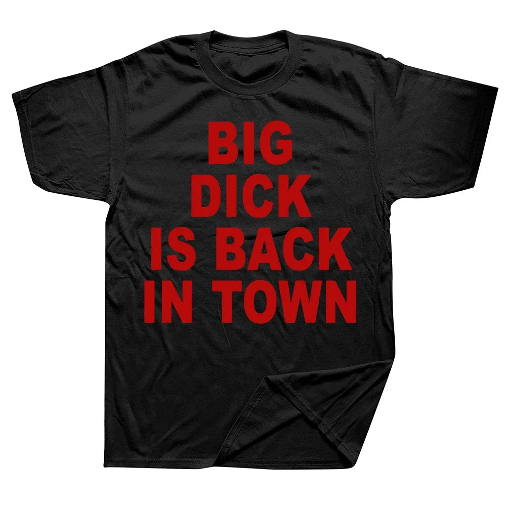 Big Dick Fun Sex Guide T-shirt Graphic Cotton Street Casual Short Sleeve Birthday Gift Summer Style T-shirt Men's Clothing
